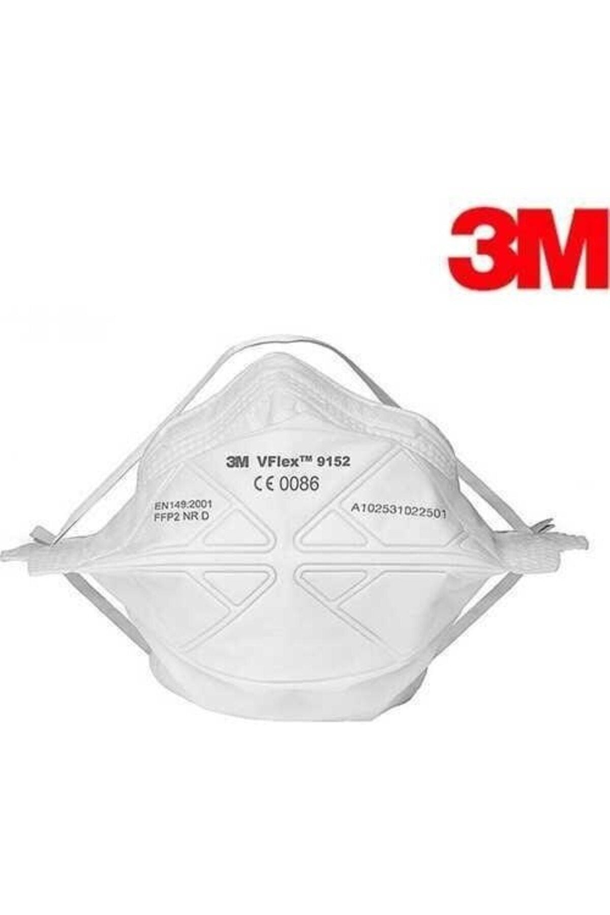 9152E VFlex Tek kullanımlık Ventilsiz FFP2 Toz ve Sis maskesi , 10 Adet 9152E VFlex Tek kullanımlık Ventilsiz FFP2 Toz ve Sis maskesi , 10 Adet